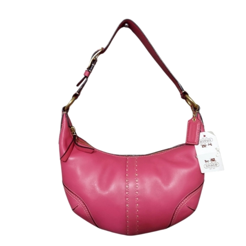 Coach Pink Leather Soho Hobo Shoulder Bag